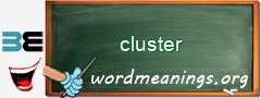 WordMeaning blackboard for cluster